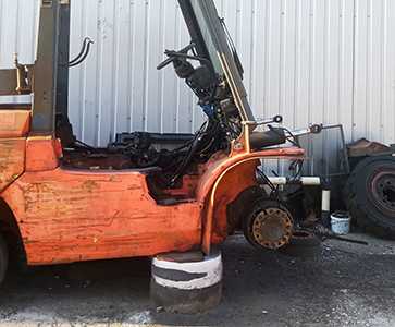 Scrap ForkLift Removal